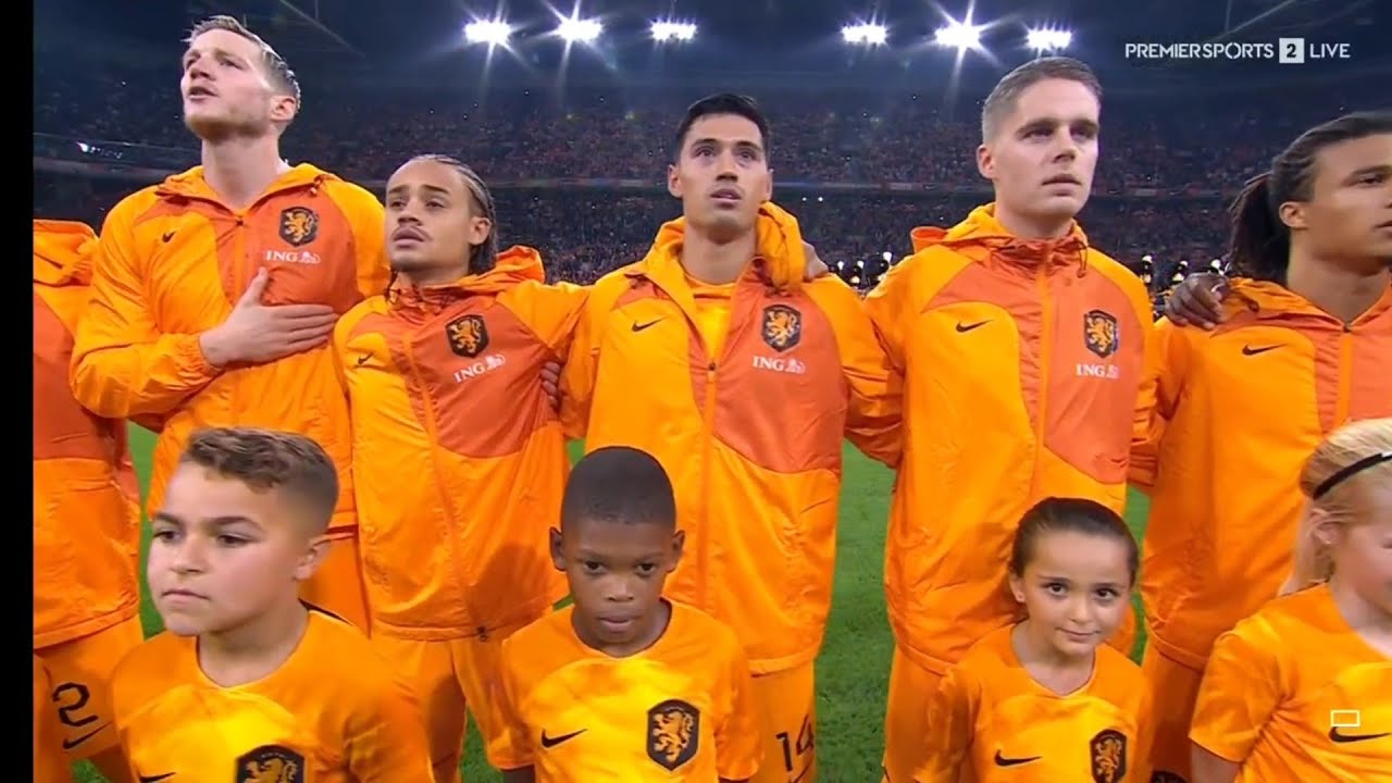 Netherlands vs France National Anthem - EURO 2024 Qualifiers