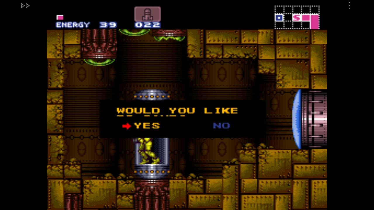 Super Metroido no Emulador de SNES no ANDROID, Parte 03
