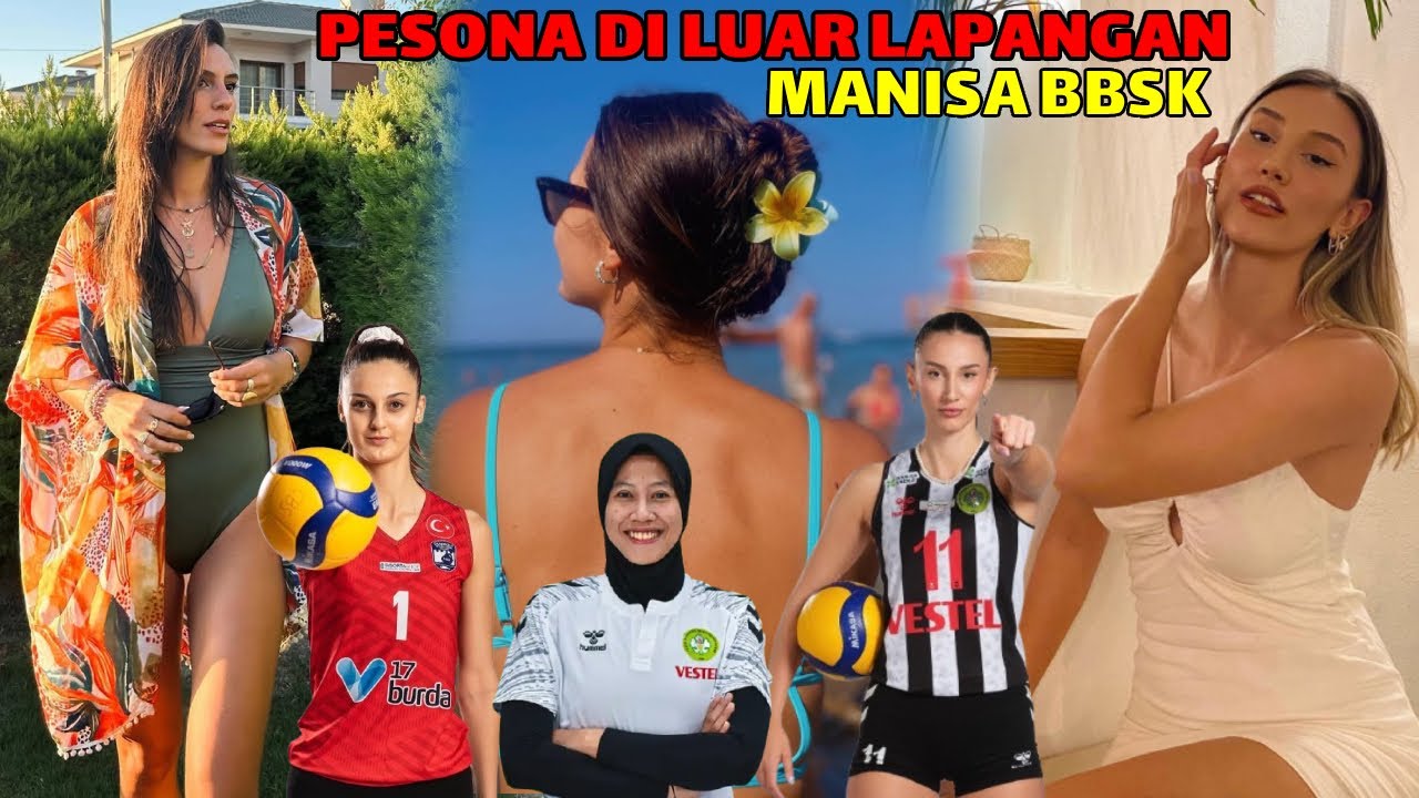 PESONA DI LUAR LAPANGAN BIKIN CANDU! 14 Pemain Cantik Manisa BBSK Teman Satu Team Megawati Di Turki