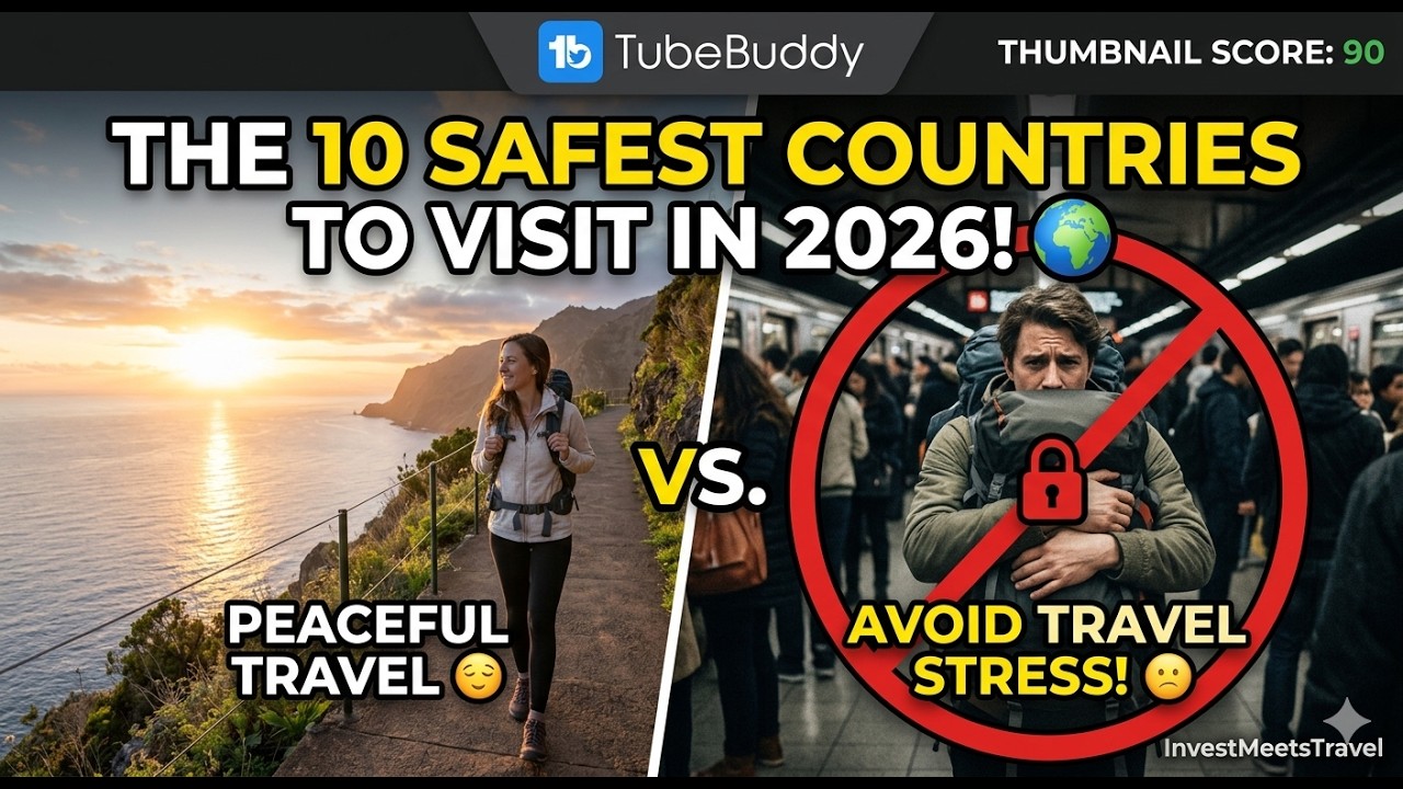 10 Safest Countries for 2026 🌍 (Travel Without Stress This Year)