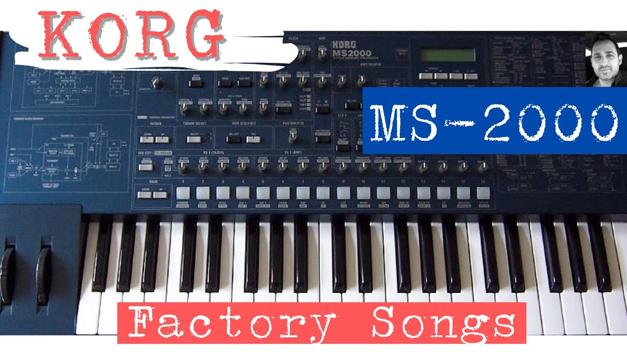 Korg MS-2000 (2000) | Factory Demo Songs (HQ)