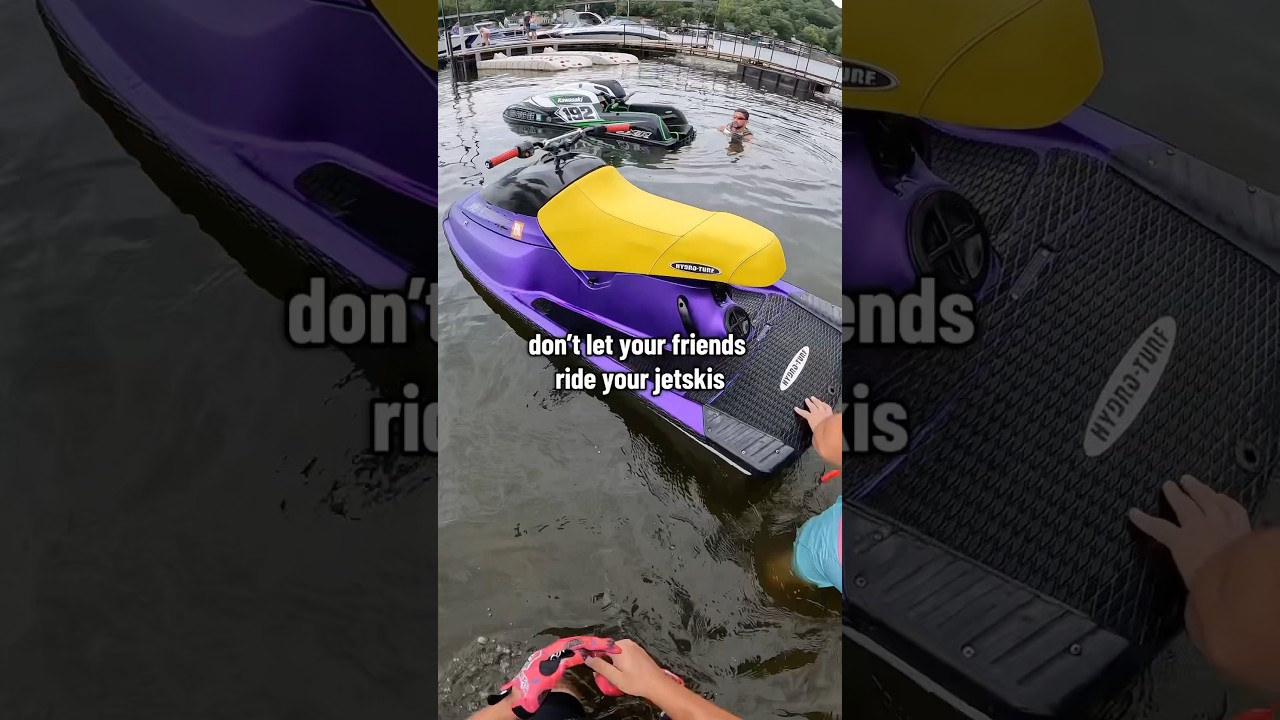 Riding my friends jetski 