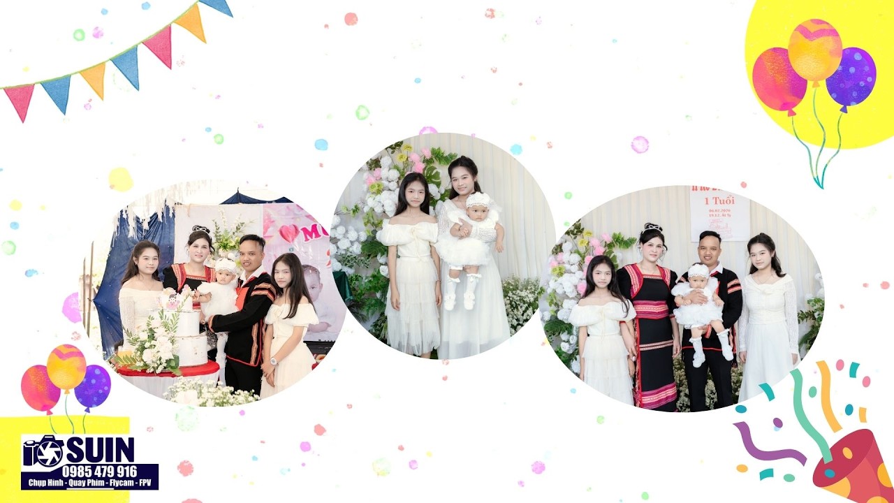 FULL MỪNG SINH NHẬT 1 TUỔI BÉ H RÔDIA AYUN 06.02.2026 | BUÔN PHƠNG | SUIN MEDIA