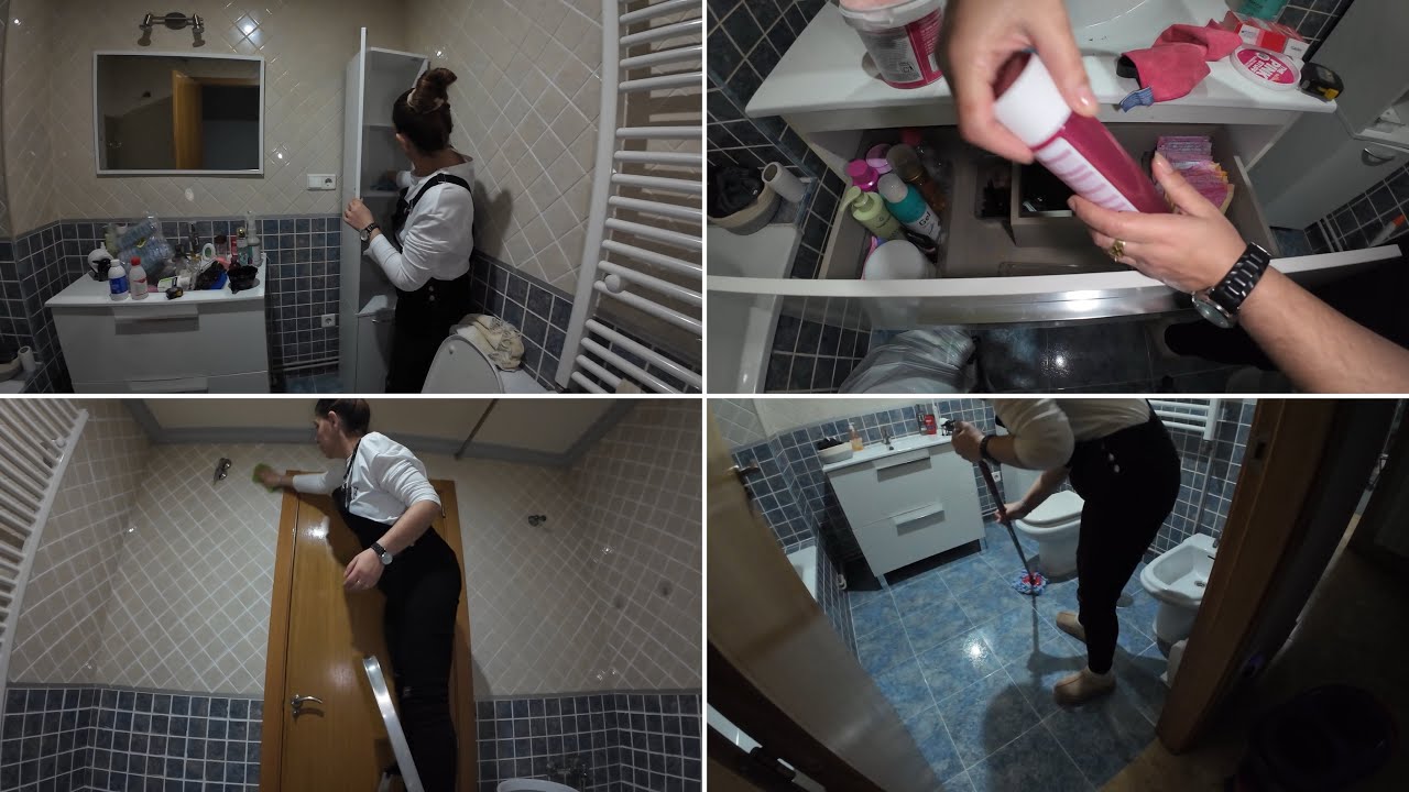 💪extrema limpieza de baños  🛀 nuevos muebles 😀😀