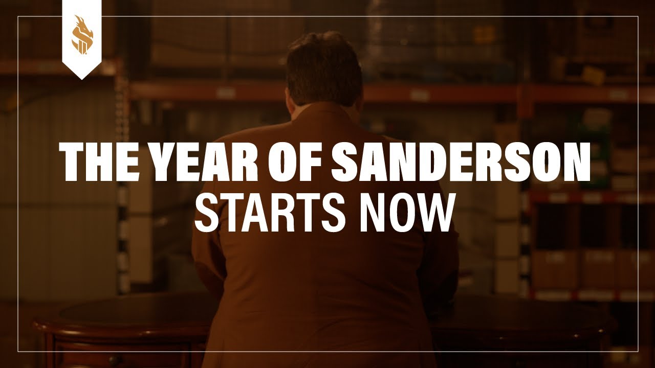 The Year of Sanderson Starts Now!