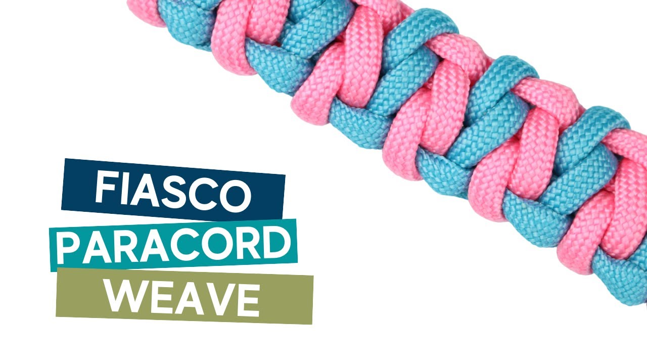 FIASCO WEAVE PARACORD TUTORIAL
