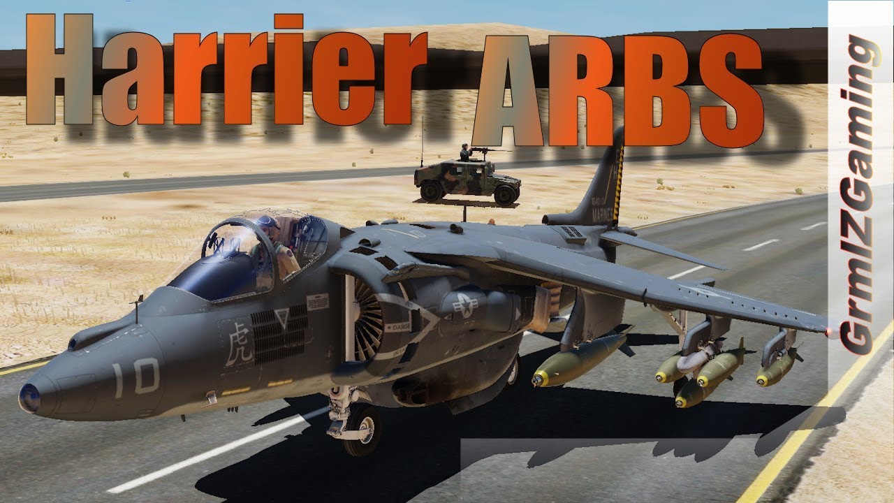 DCS - Harrier Artillery Hunt // ARBS & Aerial Refueling