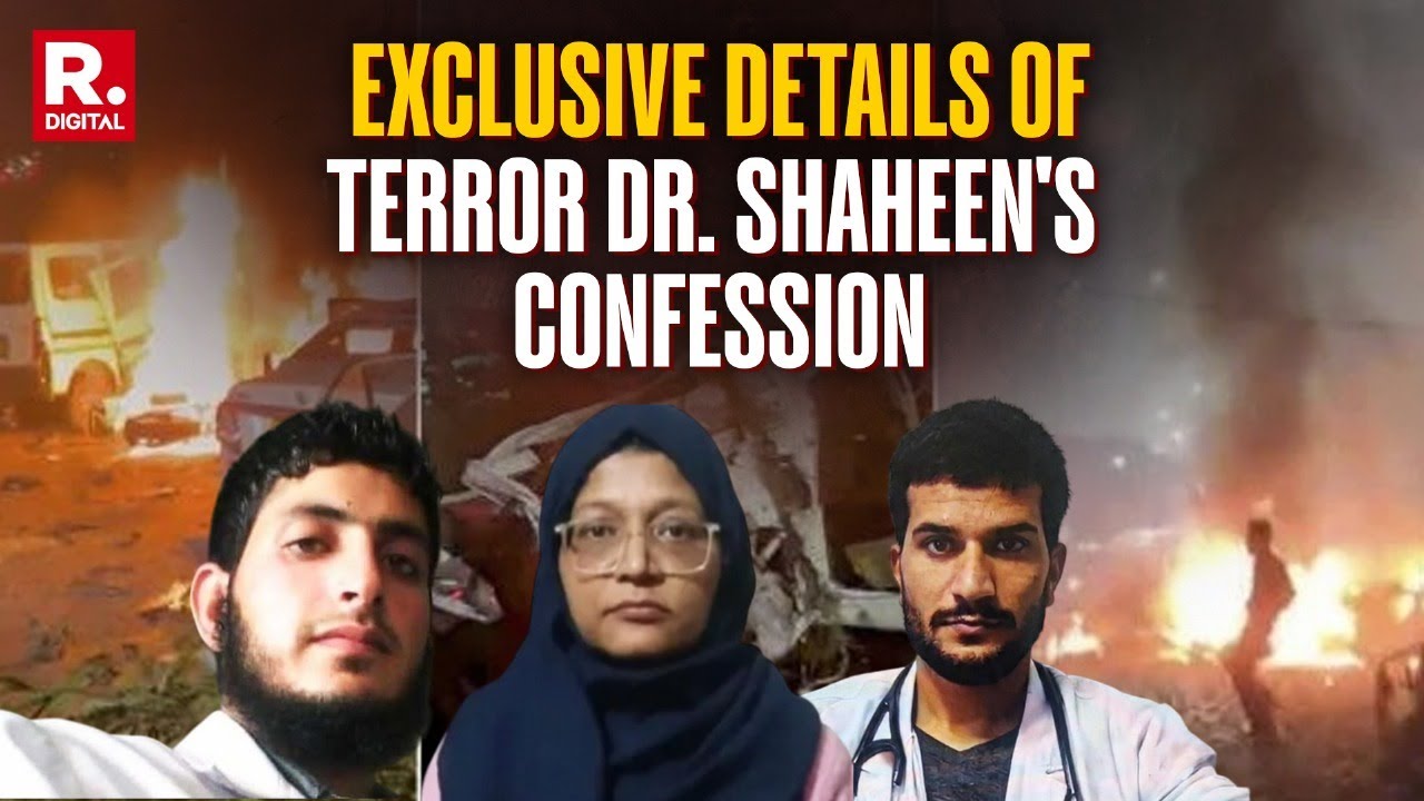 Red Fort Terror Attack: Exclusive Details Of Dr. Shaheen's Confession Says 'Umar Aimed At Something'