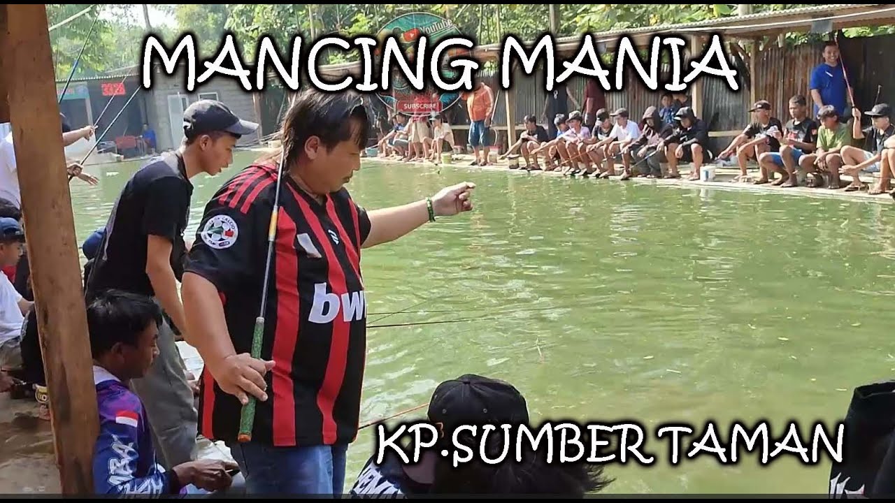 mancing mania berkumpul di kp.sumber taman, brongkal - pagelaran