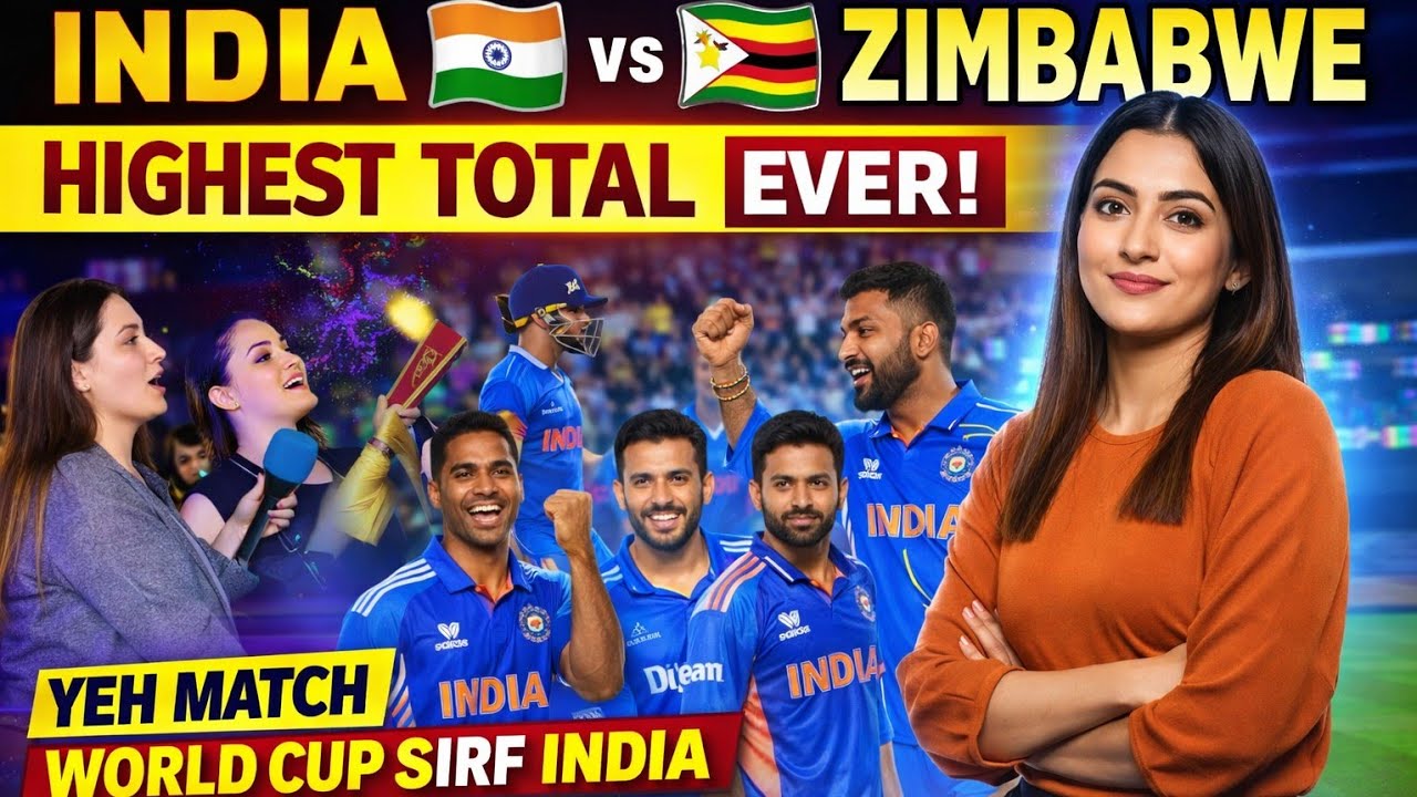 India Beat Zimbabwe 🇮🇳 | Padosi Pakistan ka Ron-Dhona Shuru 😭🔥Pakistani Media Crying Again 😭