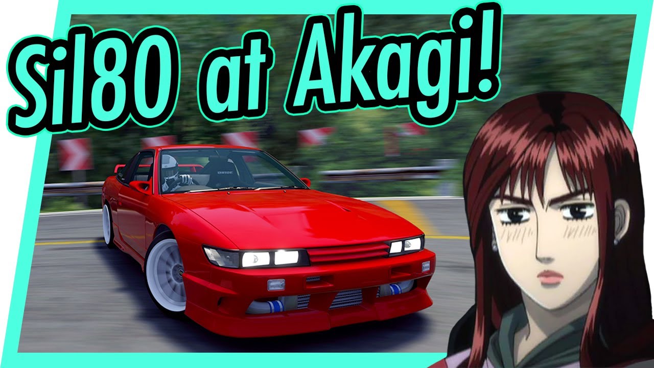 Sil80 vs Akagi! (Eurobeat and RAW SR20DET Sound)