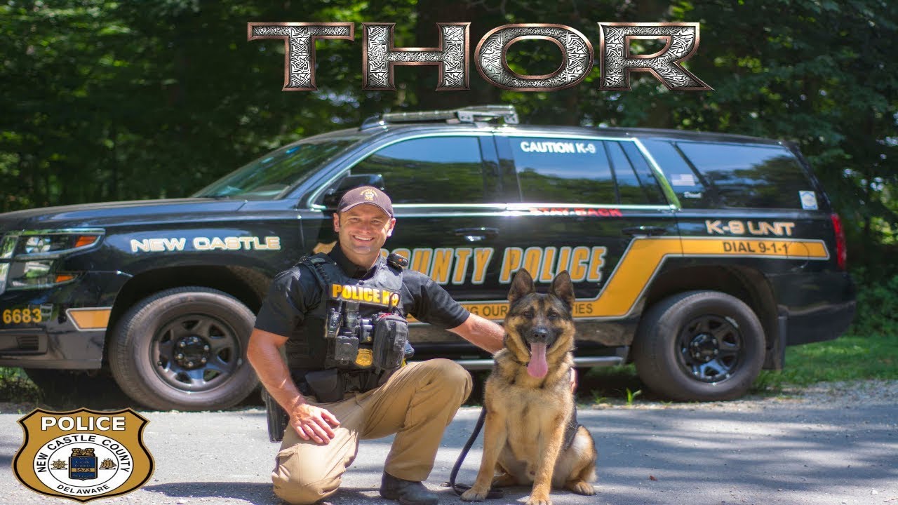 New Castle County Division of Police K9 unit.