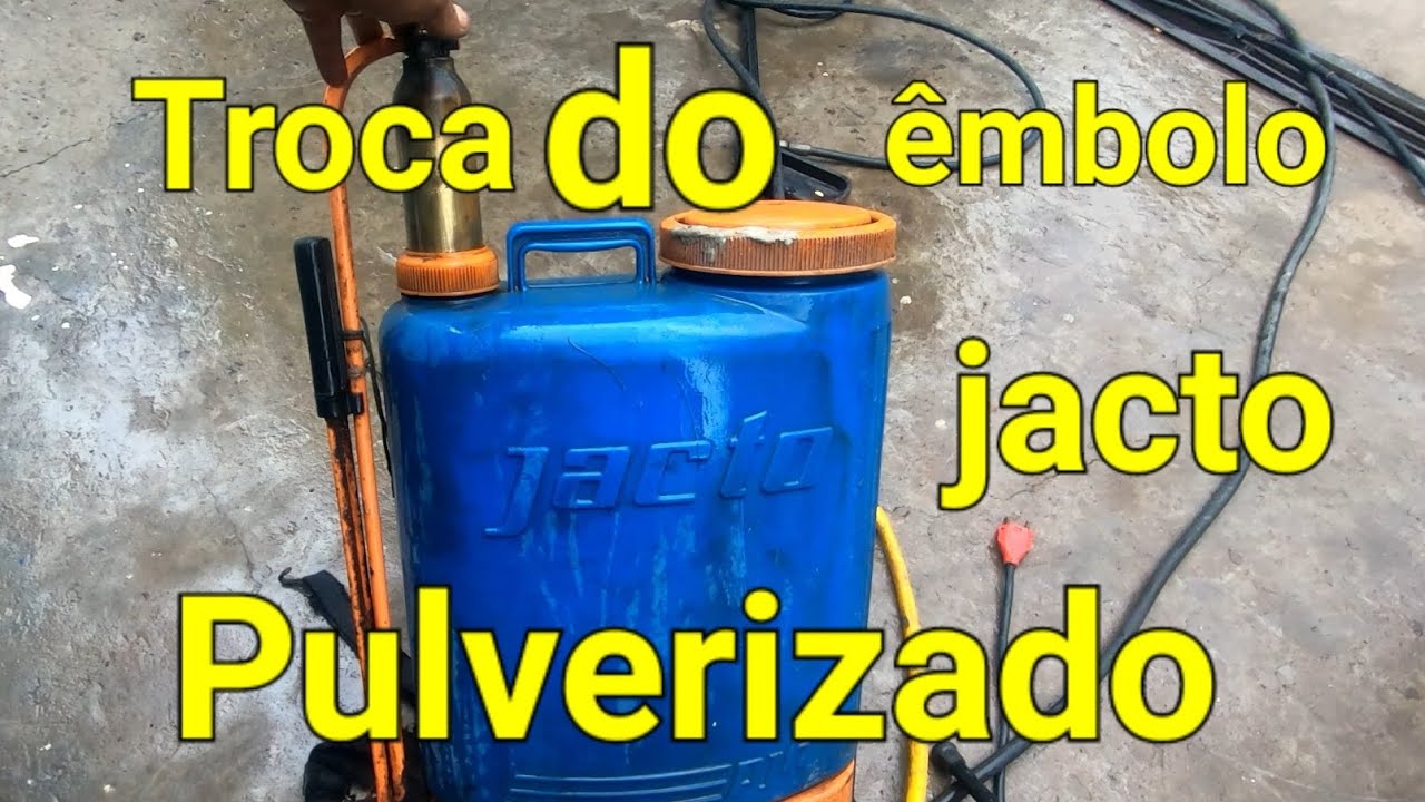 Pulverizador jacto troca do êmbolo  @lcservice01