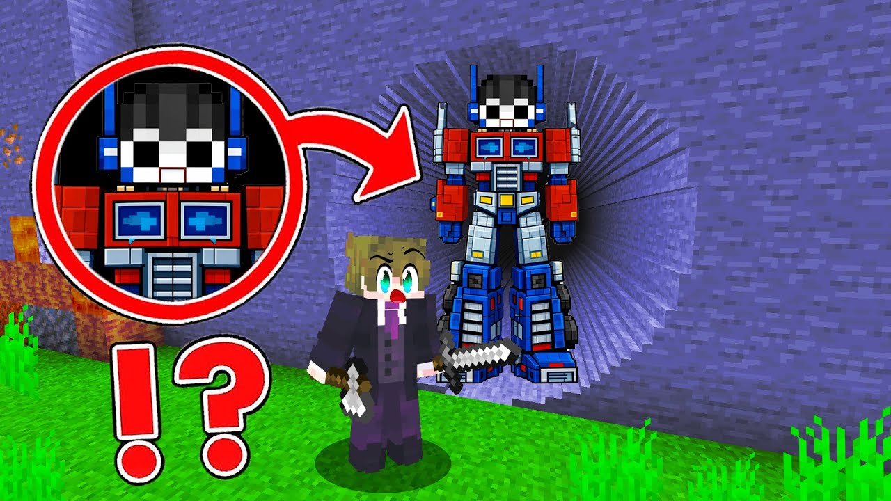 We Found TRANSFORMERS JUNGKurt's TUNNEL in Minecraft