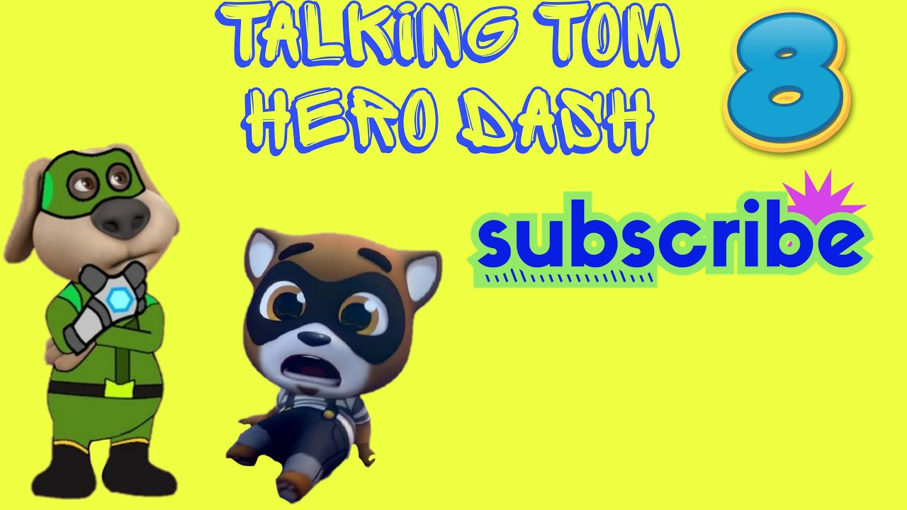 Talking Tom Hero Dash - 2 x Tom Ben Gameplay Android and iOS