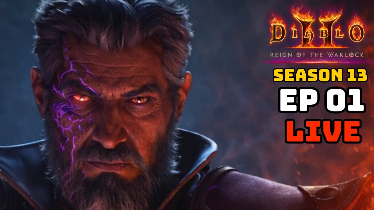 Warlock Season 13 Day 01 [LIVE] - Diablo 2 Resurrected Reign of the Warlock