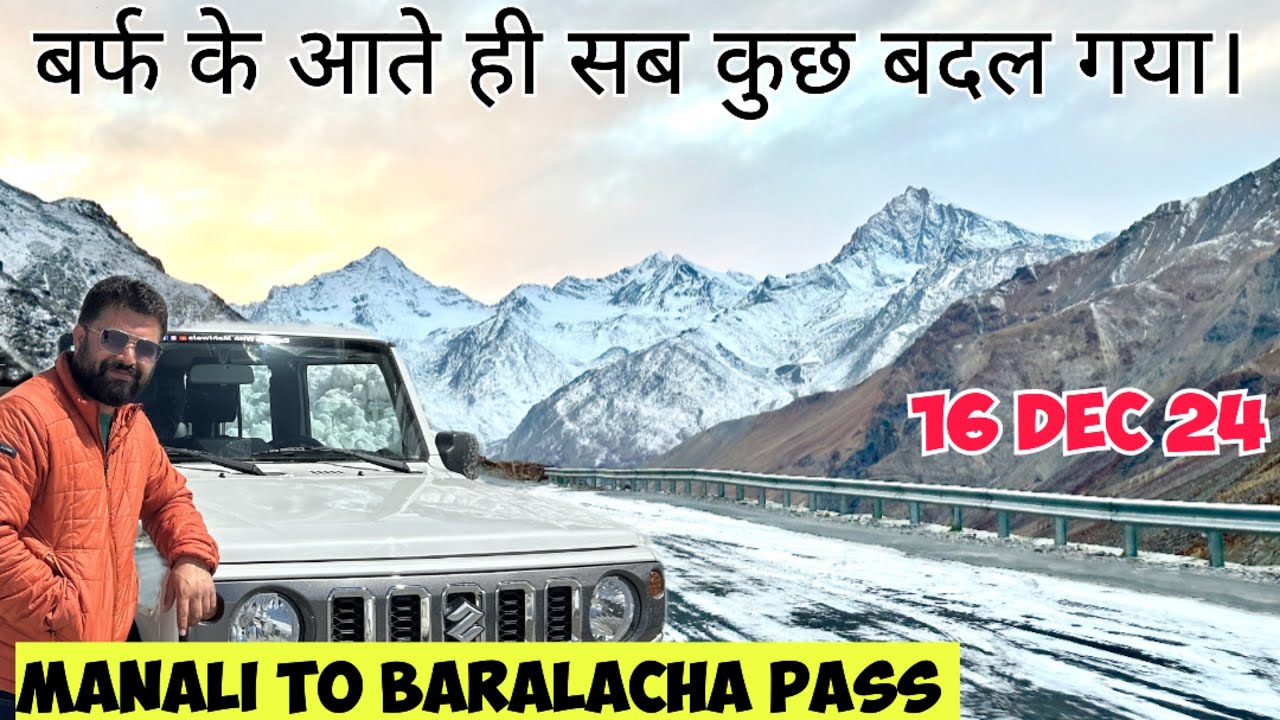 Leh Manali Highway Road Trip Today | मनाली से बर्फ की तलाश में कहां पहुंचे? @befikra overlander