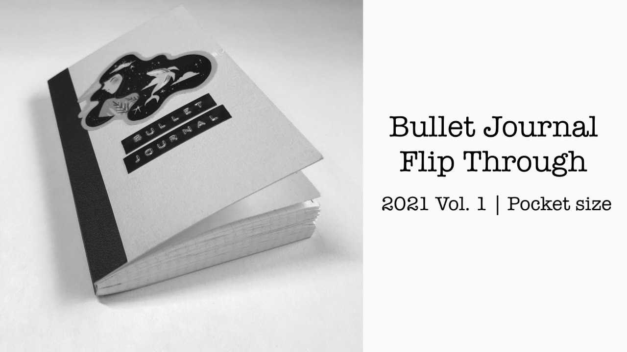 Bullet Journal Flip Through | 2021 Volume 1 | Pocket size