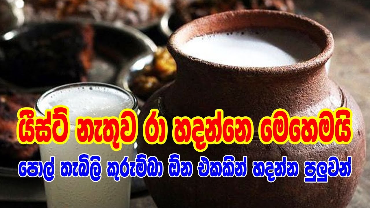 Yeast Nathuwa Ra Hadamu | යීස්ට් නැතුව කුරුම්බා වතුර වලින් රා හදන්නේ මෙහෙමයි