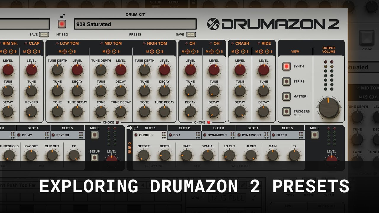 Exploring D16 Drumazon 2 Presets | Vintage Drum Machine Plugin