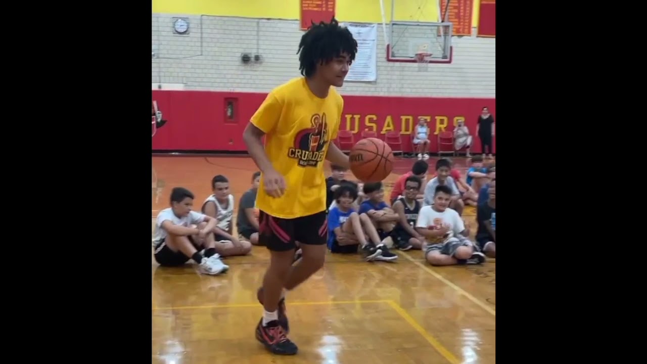 Dunk Contest at Crusader Basketball Camp