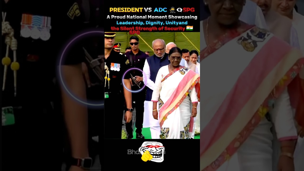 President & ADC: The Silent Strength Behind India&rsquo;s Security 🇮🇳🫡 #shorts #ytshorts #trending
