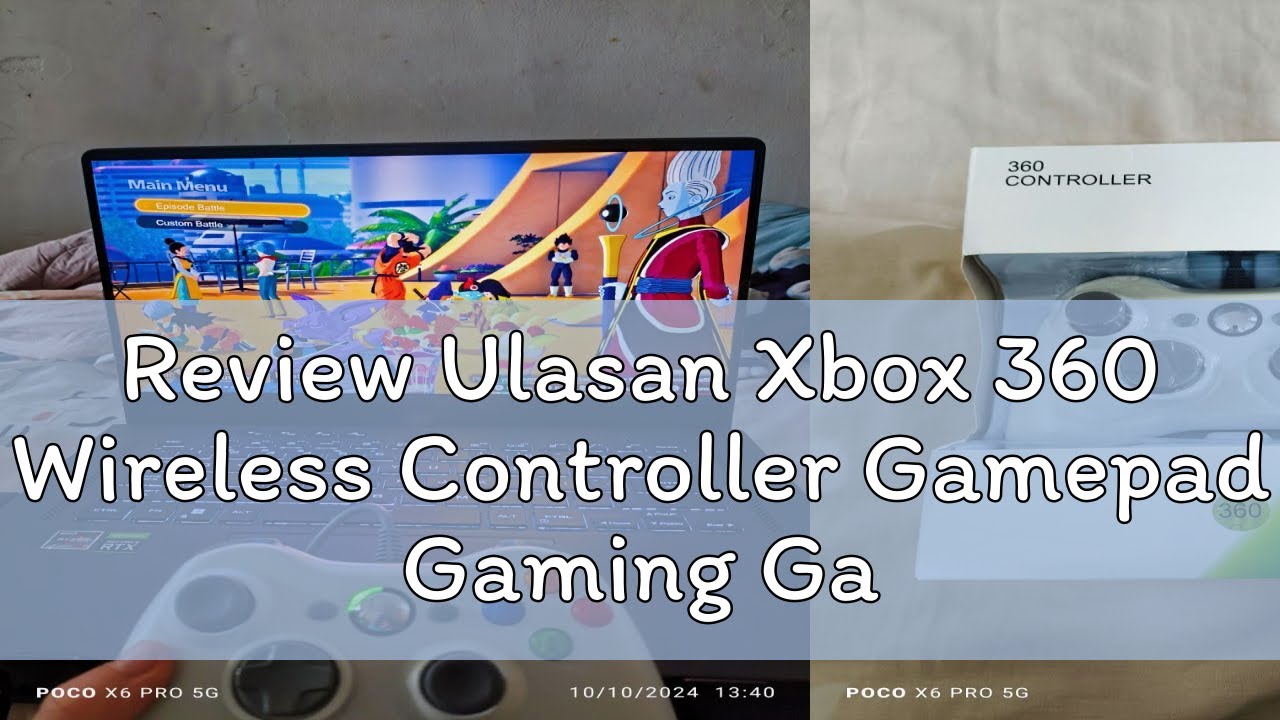 Review Ulasan Xbox 360 Wireless Controller Gamepad Gaming Game Android Ios Pc Tv Phone Controller J