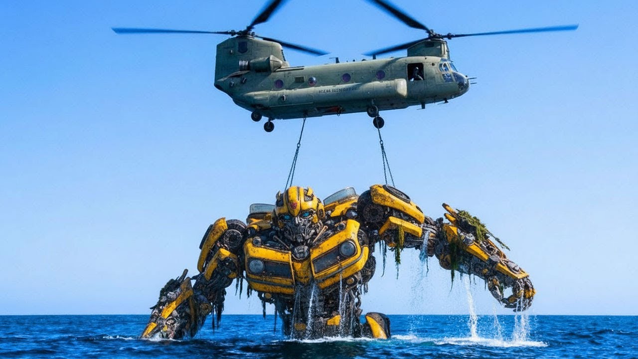 Rusted DEEP SEA AUTOBOT RESTORATION GIANT Bumblebee! From Ocean Floor Wreck to Showroom Shine