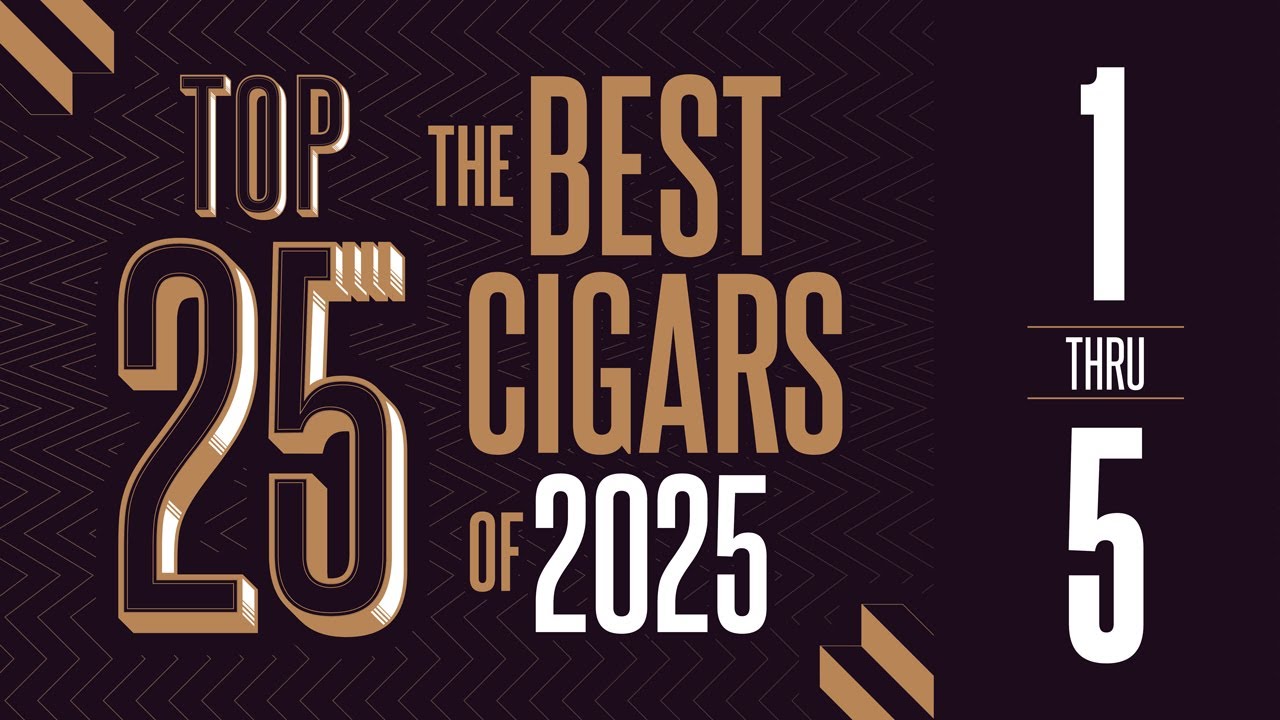 Топ-25 сигар 2025 года (с 1 по 5) | Журнал Cigar Snob (ссылка на список в описании)