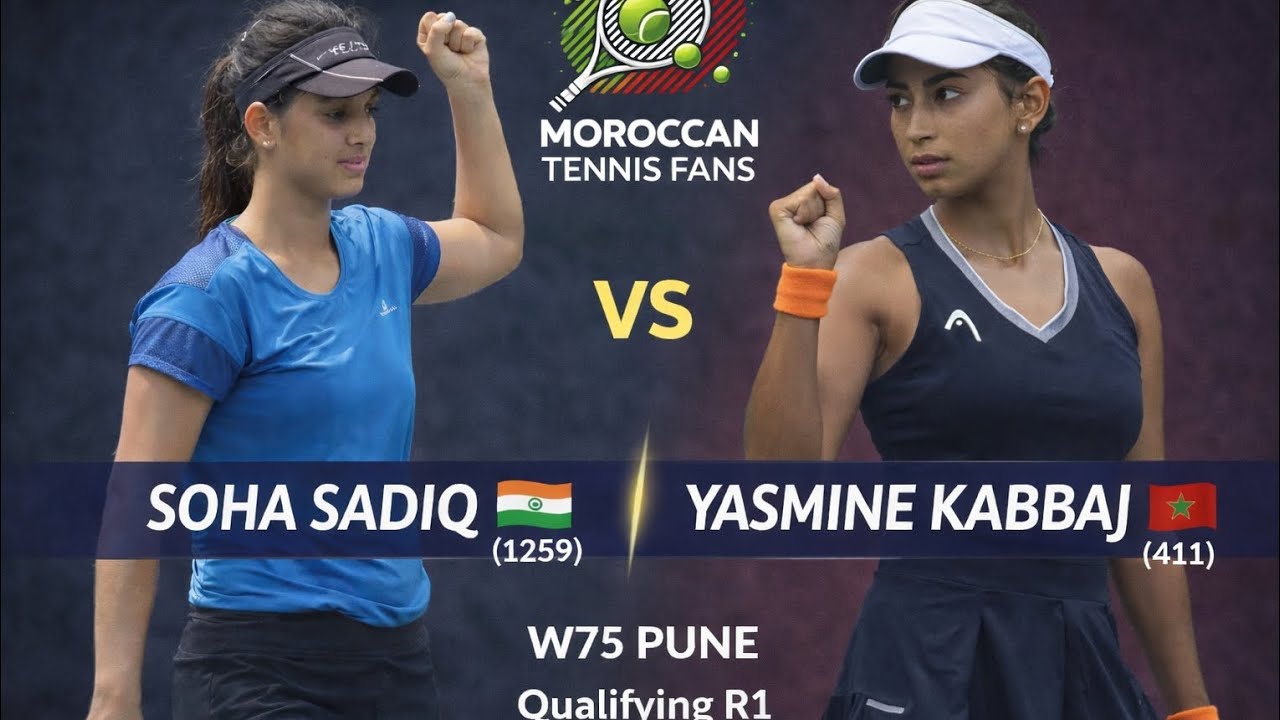 Yasmine Kabbaj 🇲🇦 vs Soha Sadiq 🇳🇪  | W75 Pune Qualifying R1 Highlights