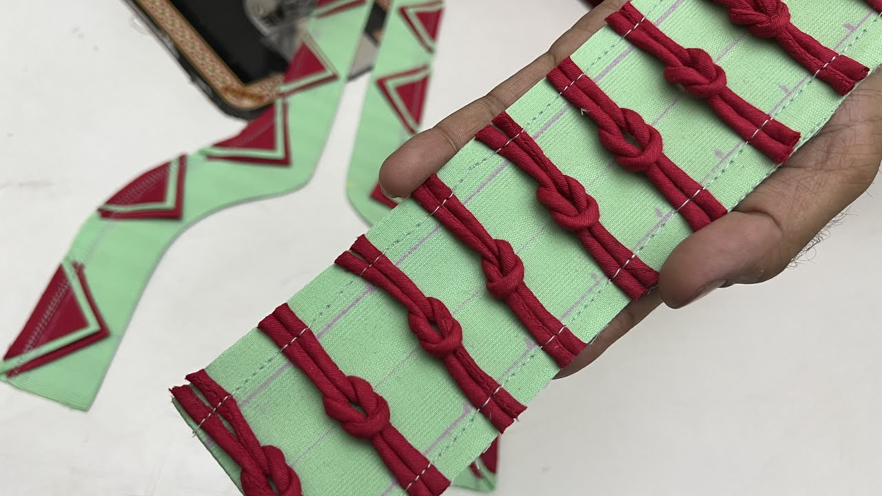 Very Attractive and Beautiful Dori Neck Design for Kurti/Suit Cutting and Stitching