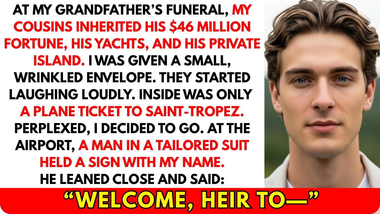 Rich Grandpa Passed Away: Cousins Took $46M and Laughed at My Ticket — Until the Man in Saint-Tropez