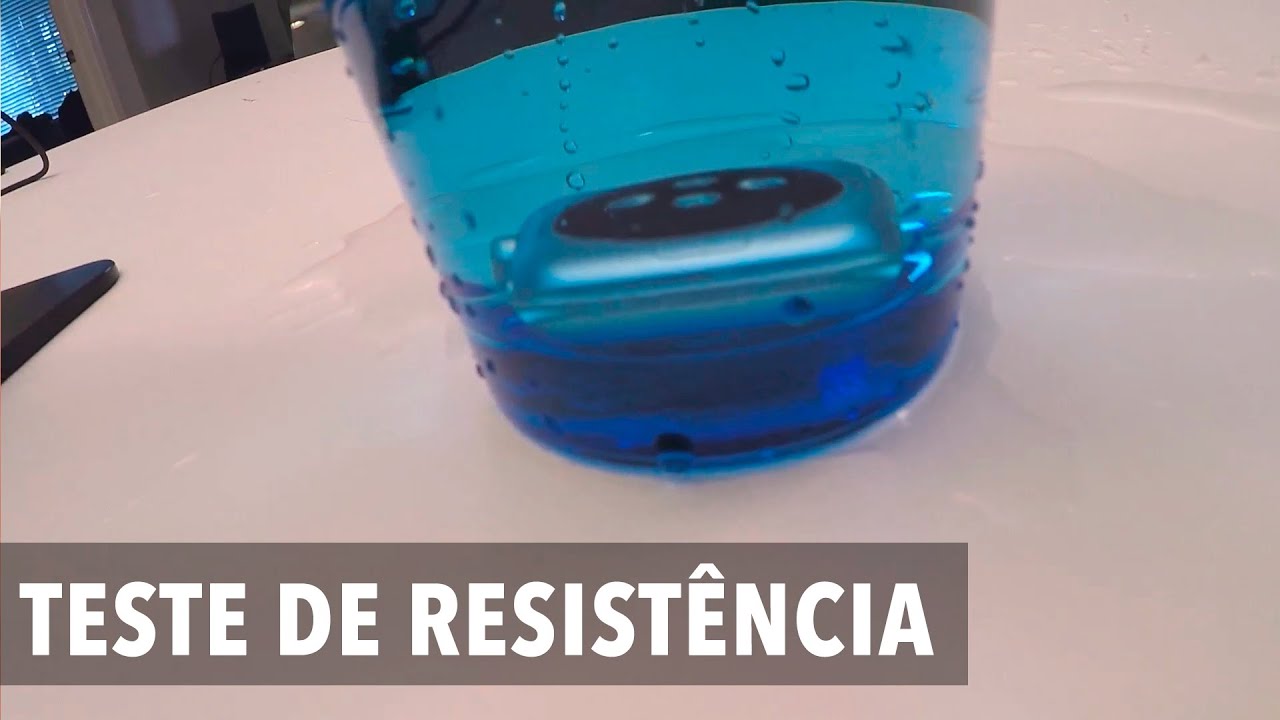 Apple Watch: Teste de resistência à água