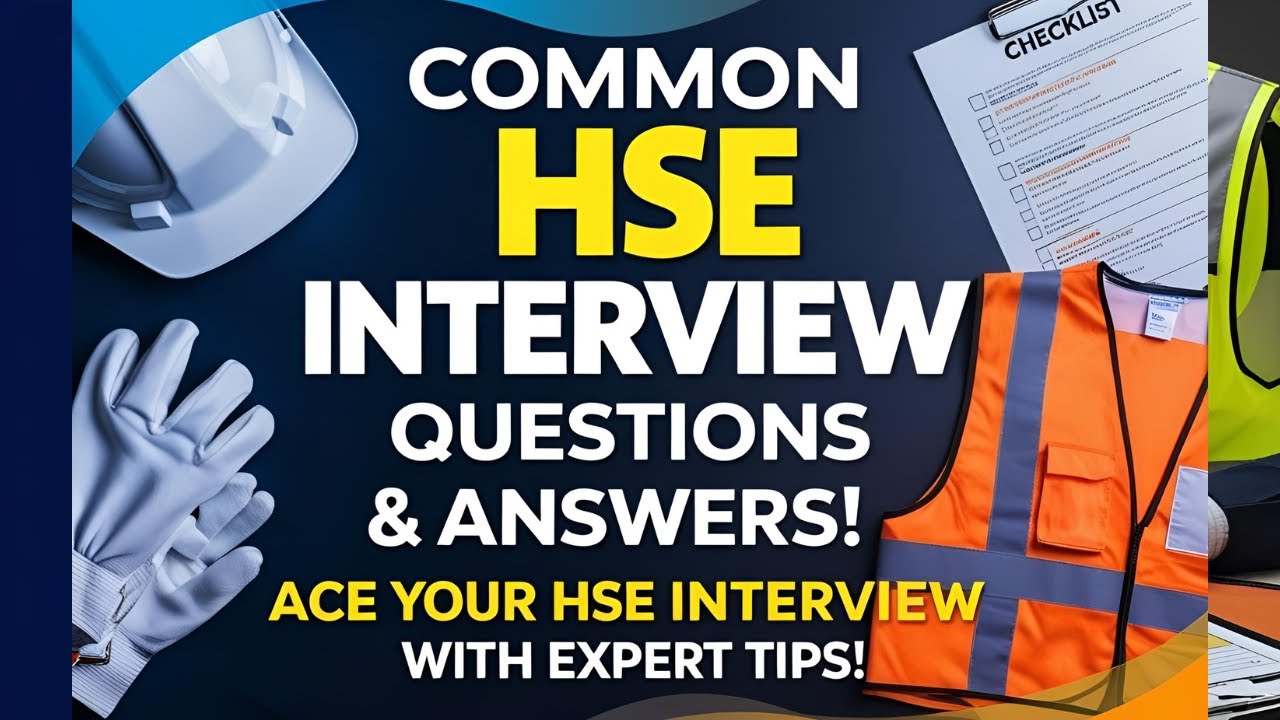 Common HSE Interview Questions and Answers @TheHSECoach