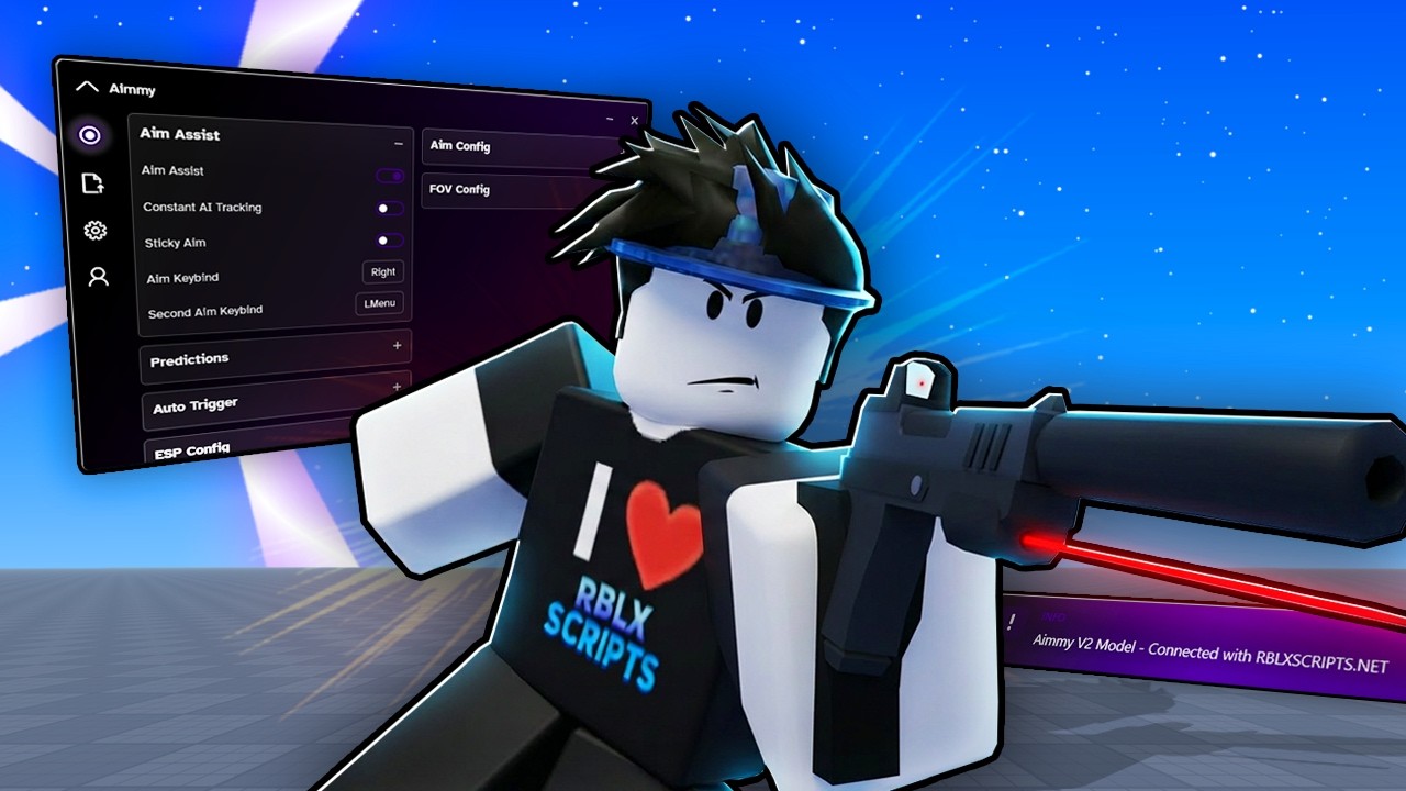 Тестирование ИИ-бота в играх Roblox.