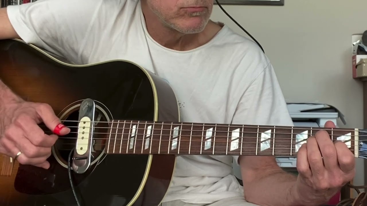 Earl Scruggs guitar style in key of E