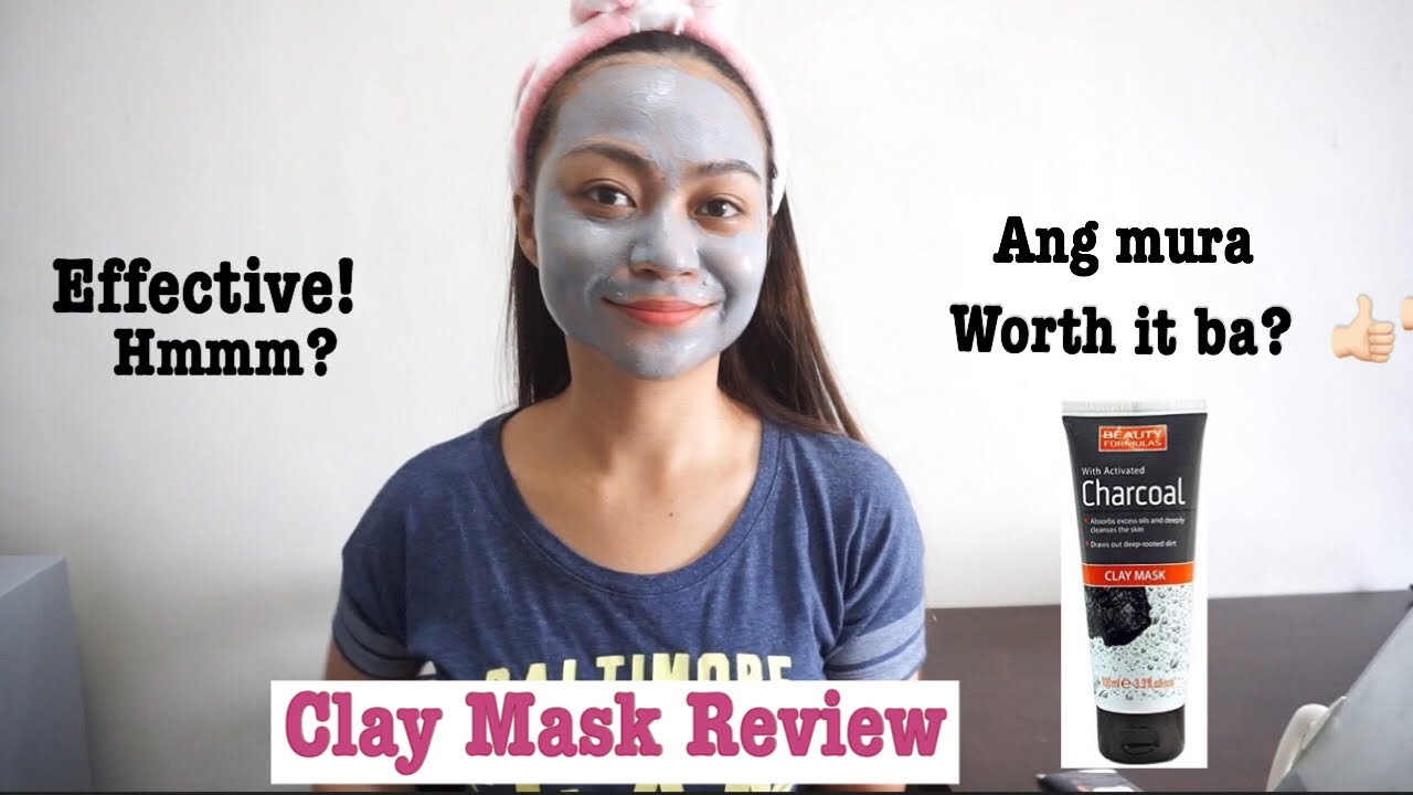 BEAUTY FORMULAS ACTIVATED CHARCOAL CLAY MASK REVIEW! | Christine Diaz