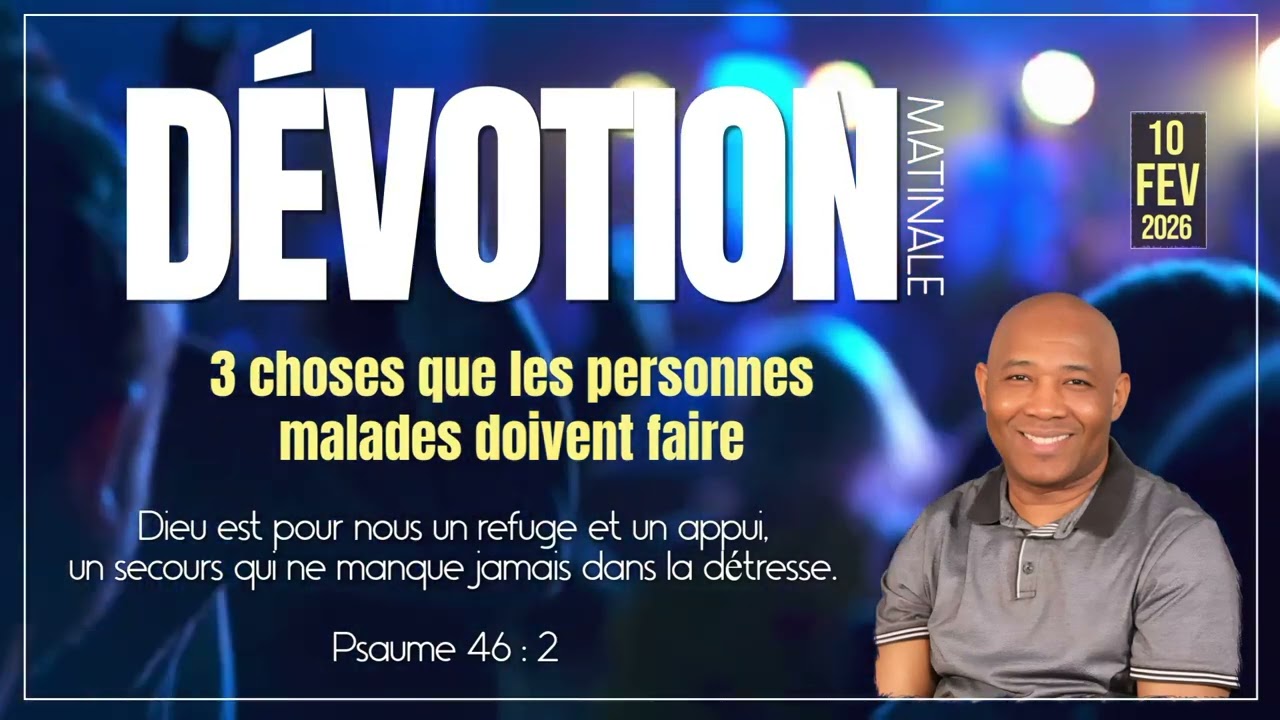 3 CHOSES QUE LES PERSONNES MALADES DOIVENT FAIRE.