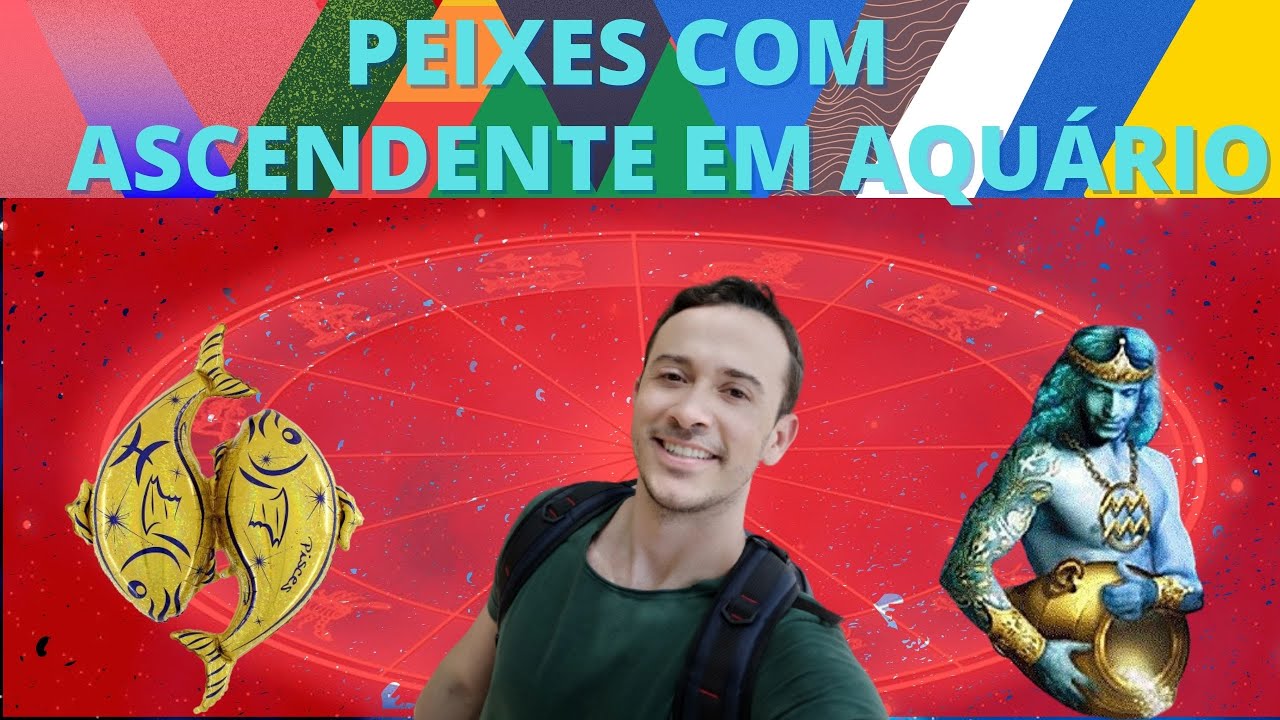 PEIXES COM ASCENDENTE EM AQUÁRIO