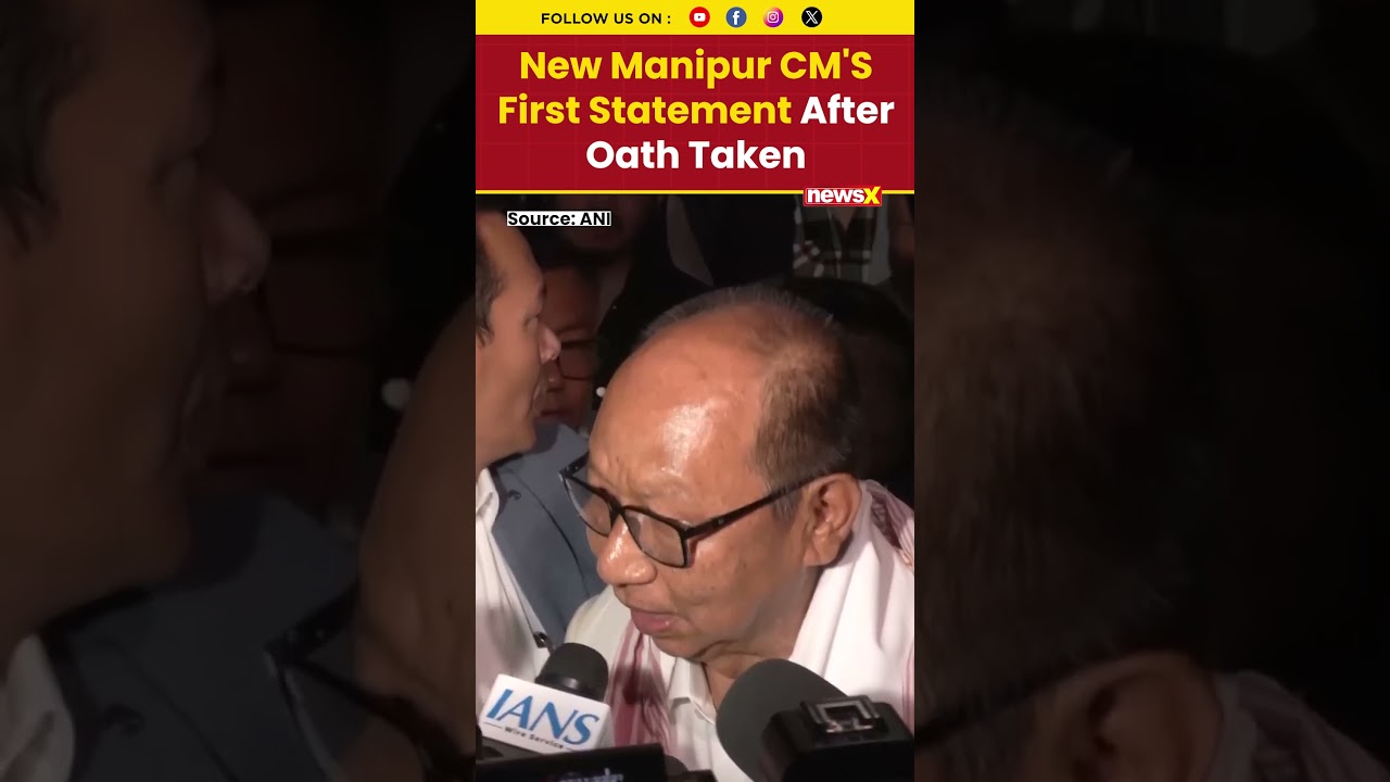 PM Modi Gave Me Big Responsibility: Manipur CM Yumnam Khemchand Singh First Words #shorts