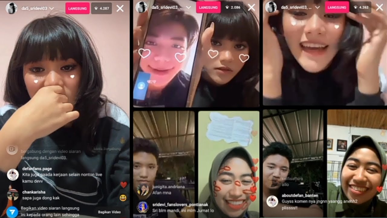 Sridevi DA5 Lagi Live IG Bareng Sepupu Nya