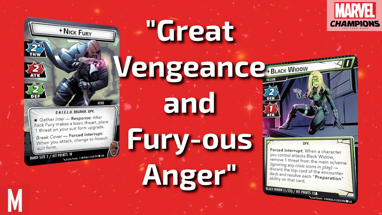 Nick Fury Aggression vs. Black Widow | Marvel Champions