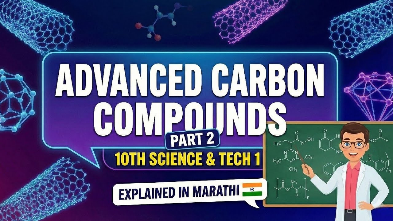 Class 10th | Science 1 | Carbon compounds part 2 | Explained in Marathi 