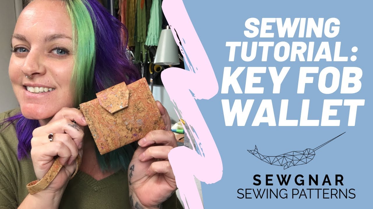 Sewing tutorial: Making a Key Fob Wallet