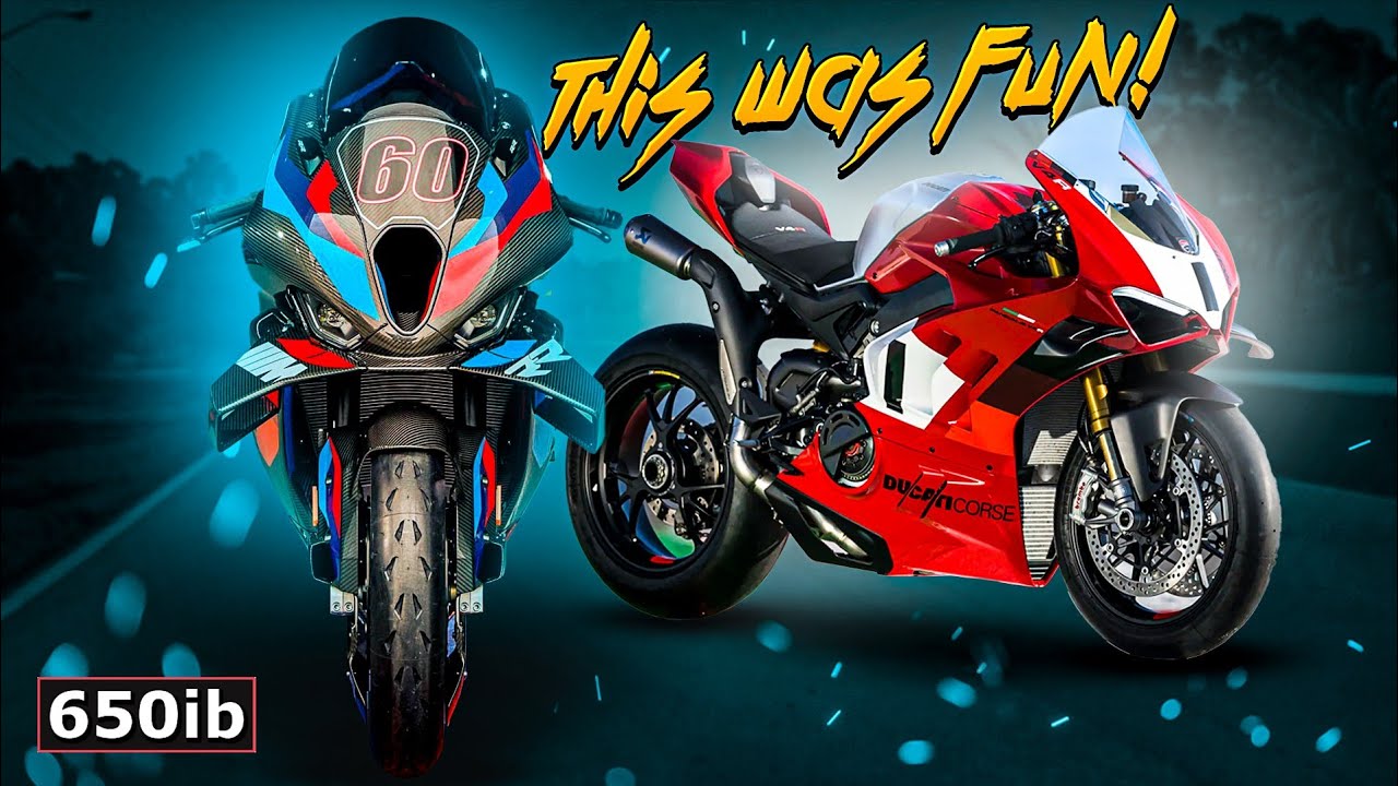 BREAKING-IN My NEW BMW M 1000 RR & Ducati Panigale V4 R!