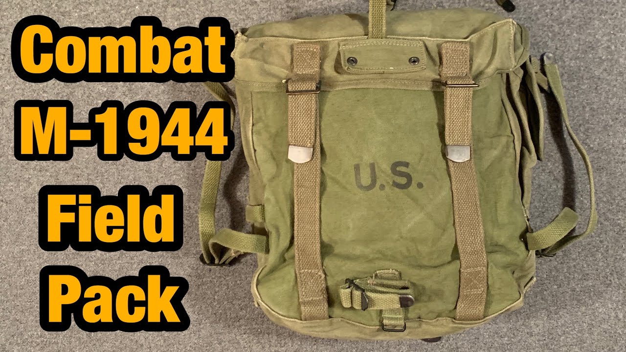 WW2 Web Gear M-1944 combat field pack review  #017