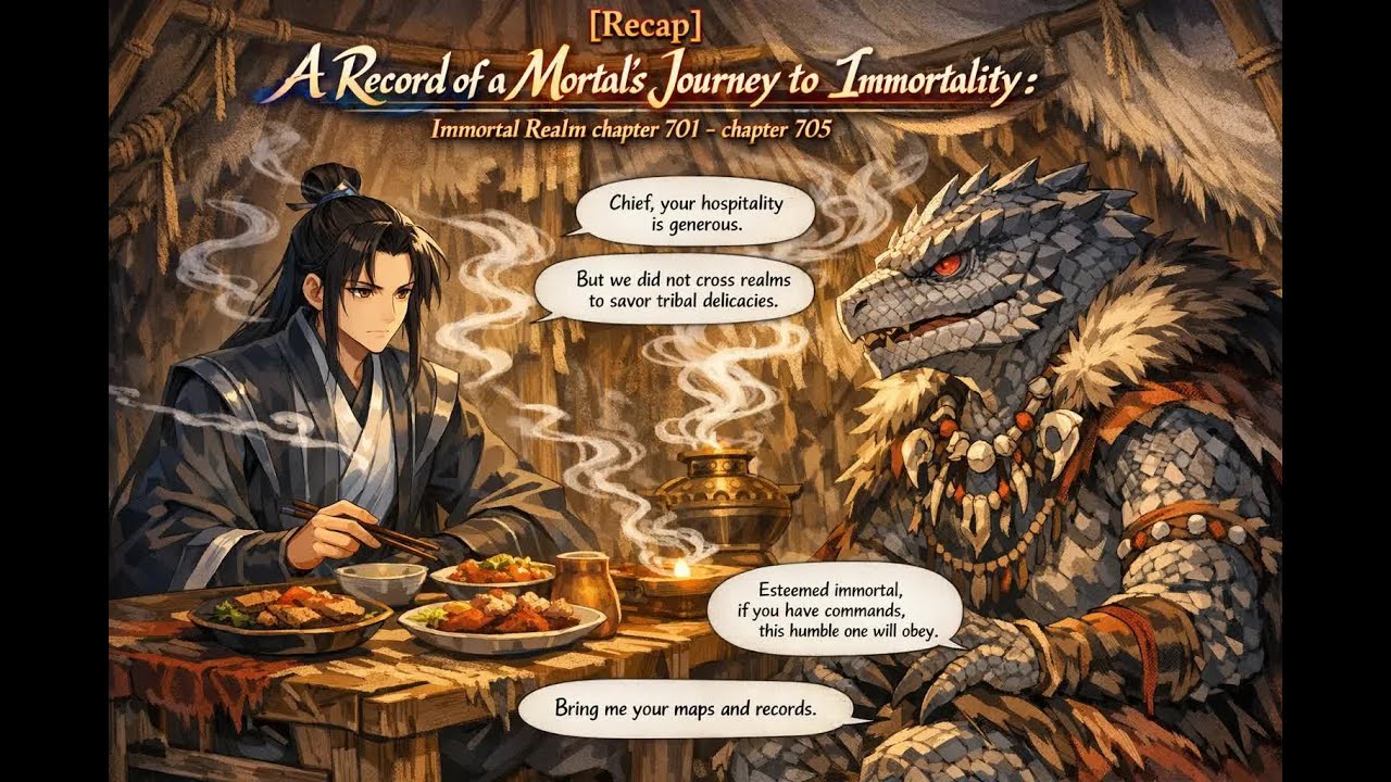 [Recap] A Record of a Mortal's Journey to Immortality: Immortal Realm chapter 701 - chapter 705