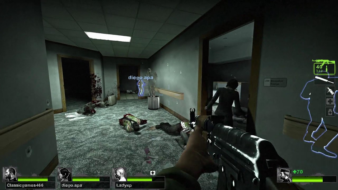 L4D 2 com os amigos Classic Games, LADYXP