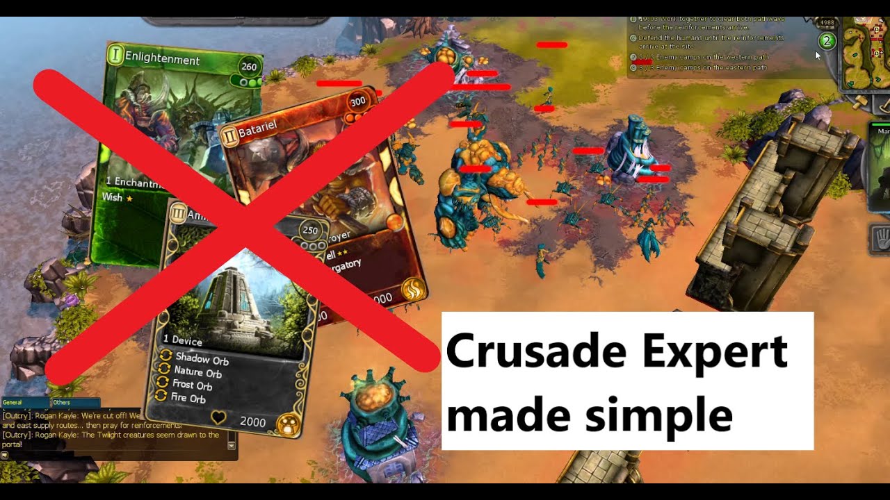 Battleforge/Skylords Reborn Crusade Expert solo (Budget)