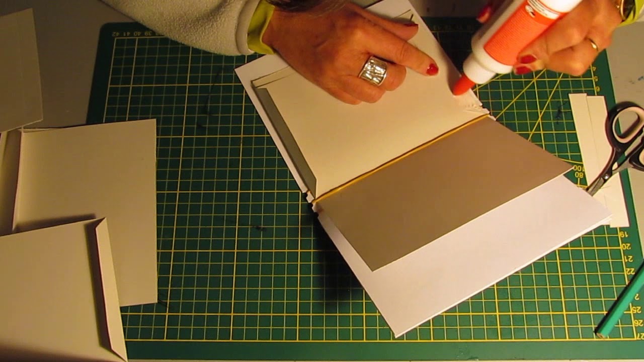Tuto mini album élastiques partie 1